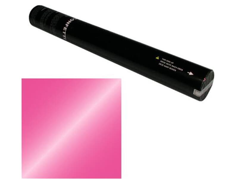 Showtec Handheld Konfetti Kanone 50cm Pink Metallic (schwer entflammbar)