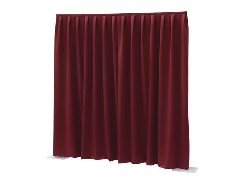 Wentex P&D Dimout 400(h)x300cm(w) Pleated, Red