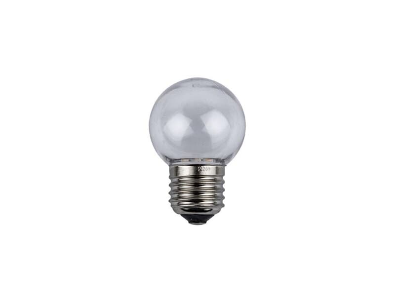 Showgear G45 LED-Lampe E27 - transparent, 2 W - dimmbar