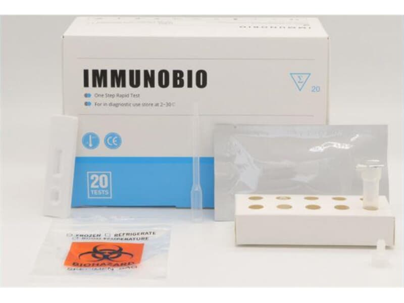 IMMUNOBIO 4 in 1 SARS-CoV-2 Antigen Rapid Test 20x