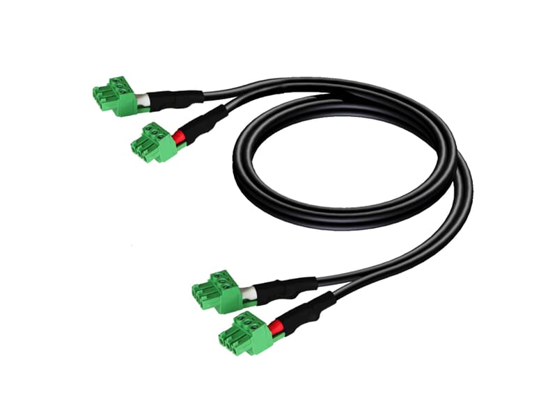 PROCAB CLA830/3 - Audiokabel, 2x Euroblock auf 2x Euroblock, Stecker 3-polig 3.81mm, Länge 3m, schwarz