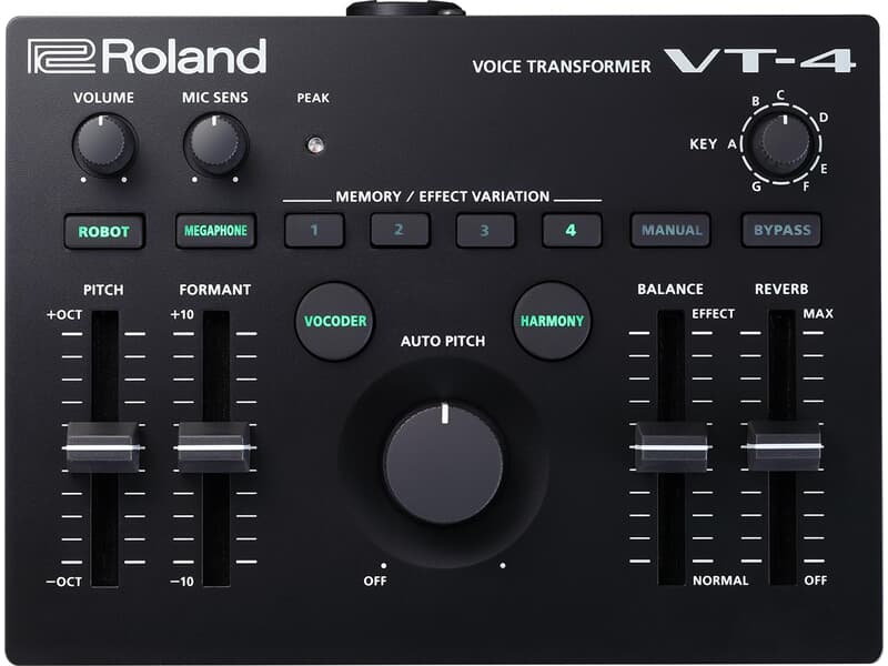 ROLAND VT-4 - Voice Transformer - in schwarz