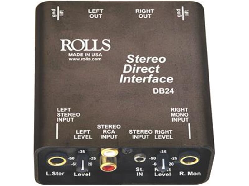 Rolls DB24 Stereo DI-Box