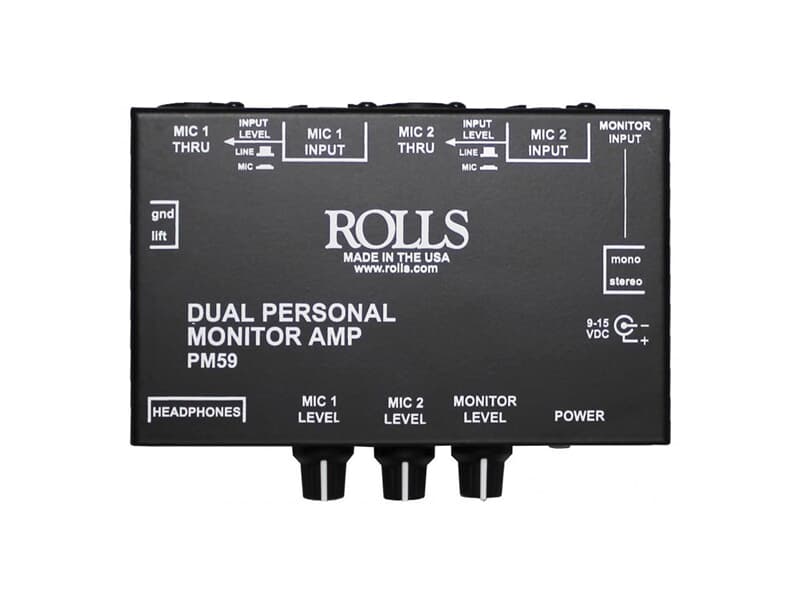 Rolls PM59 Dual Personal Monitor Mixer