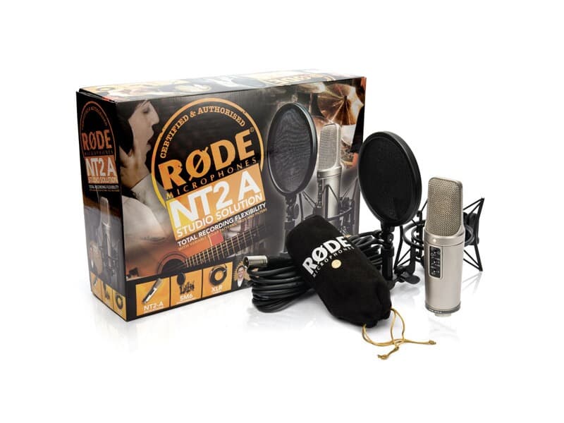 Rode NT2-A Großmembranmikrofon - Kugel, Niere, Acht Mikrofon