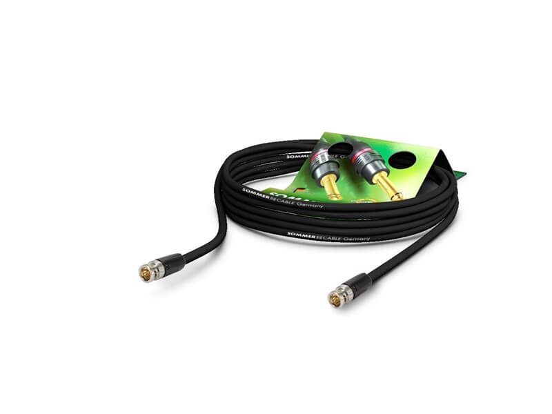 Sommer Cable Video-Patchkabel HD-SDI (HDTV) 5 m SC-Vector PLUS 1.2/4.8 DZ, 1 x 0,88 mm² / BNC /BNC, Neutrik