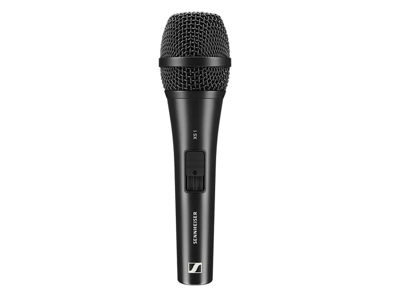 Sennheiser XS 1 - Gesangsmikrofon, dynamisch, Niere, XLR-3, schwarz, inklusive Klammer & Tasche