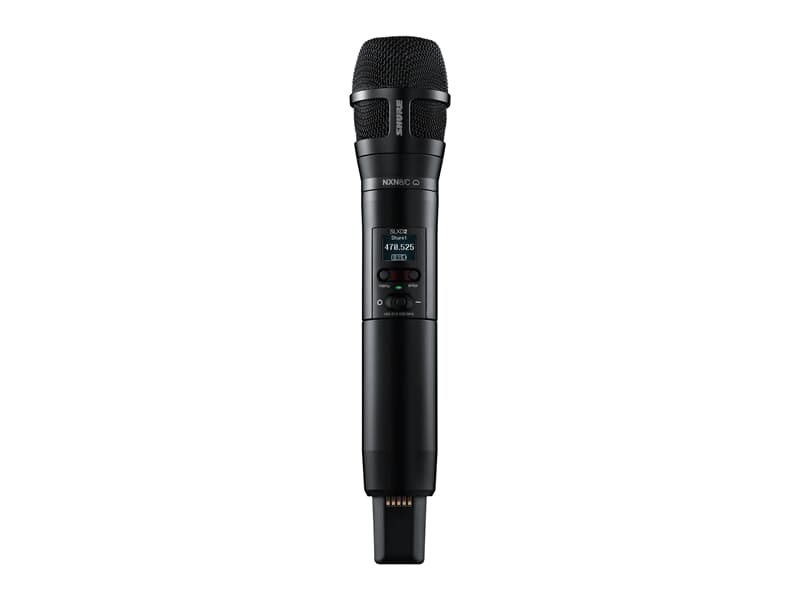 SHURE SLXD2 digitaler Handsender mit Nexadyne N8C Mikrofonkapsel schwarz (dynamisch,