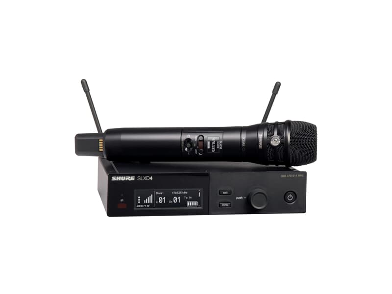 SHURE SLXD24E / KSM8B K59 Drahtlossystem mit KSM8 Dualdyne™ Handmikrofon, 606-650 MHz
