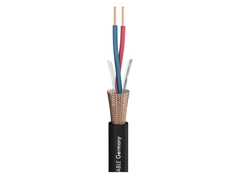 Sommer Cable Mikrofonkabel Club Series MKII, 2 x 0,34 mm², PVC Ø 6,50 mm, schwarz