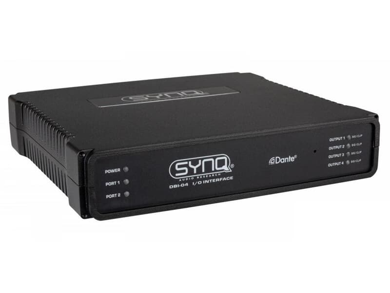 SYNQ - DBI-04 DANTE Interface, 0in/4out