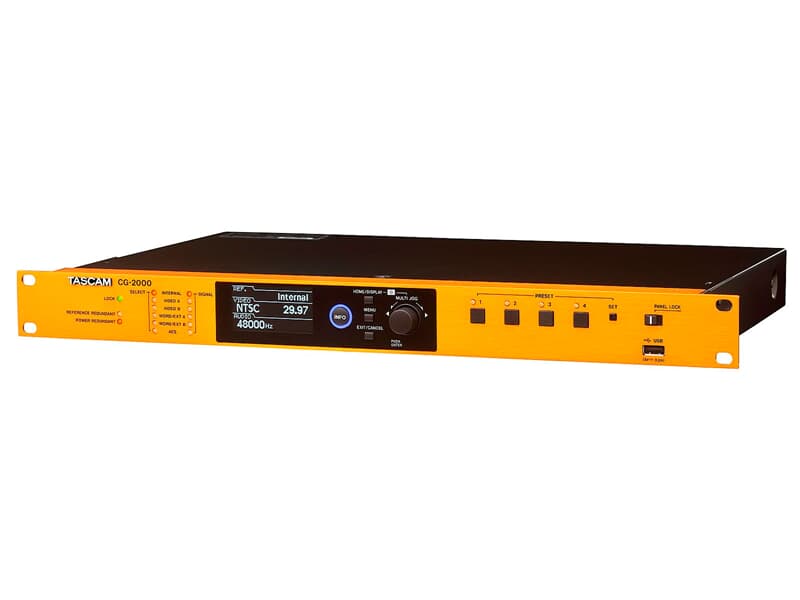 Tascam CG-2000 - Masterclock-Generator, Taktraten bis 10 MHz, 4 Videos