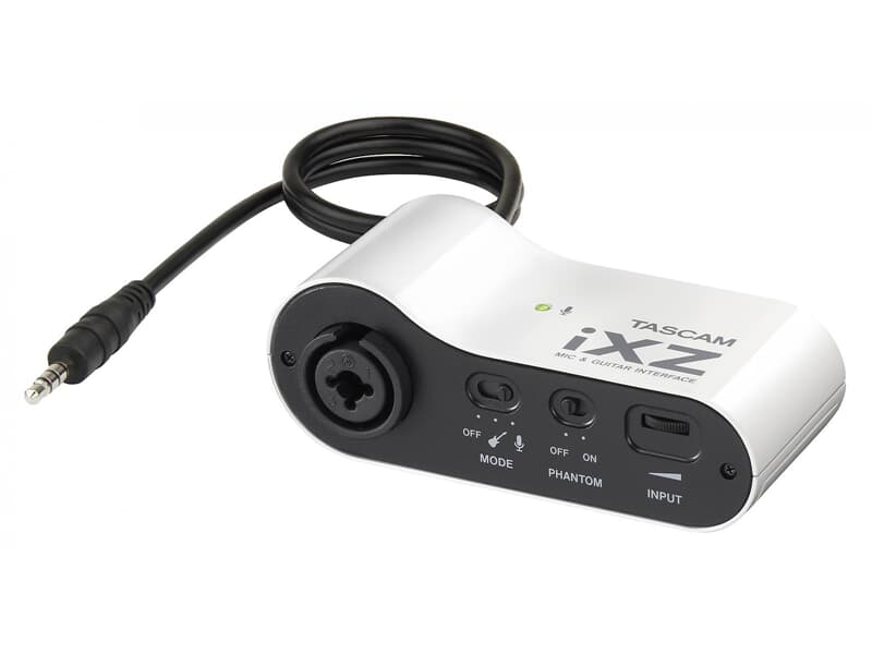 Tascam IXZ - Mikrofon-/Gitarreninterface für iPad/iPhone/iPod, zur Zei