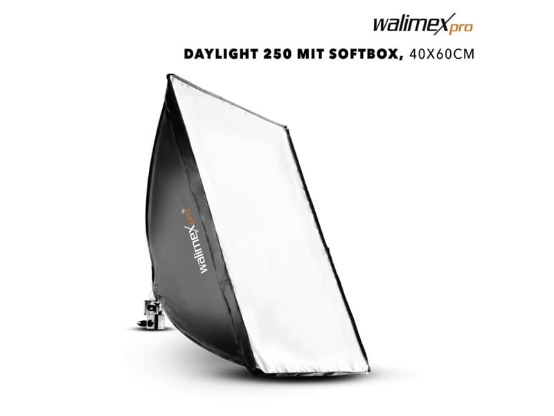 walimex pro Daylight 250 Softbox 40x60cm 1x50W