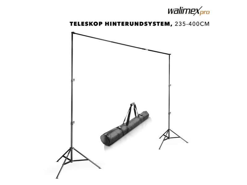 walimex pro TELESKOP Hintergrundsystem 225-400