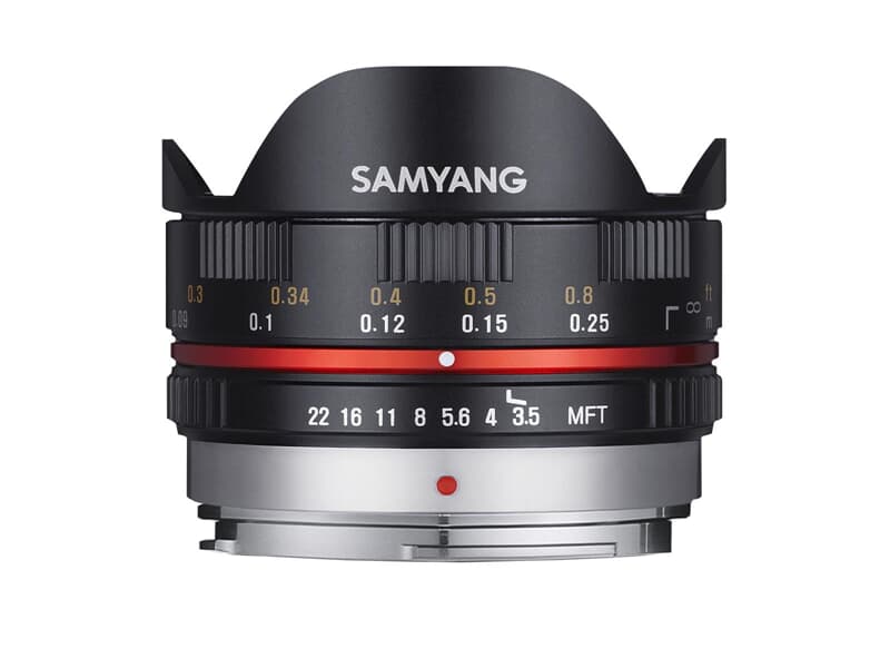 Samyang MF 7,5mm F3,5 Fisheye APS-C MFT schwarz
