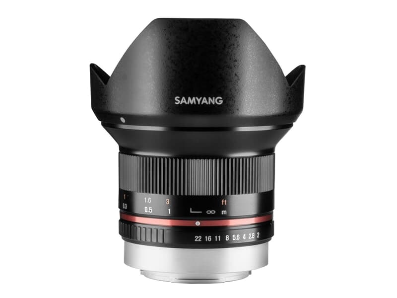 Samyang MF 12mm F2,0 APS-C Fuji X schwarz