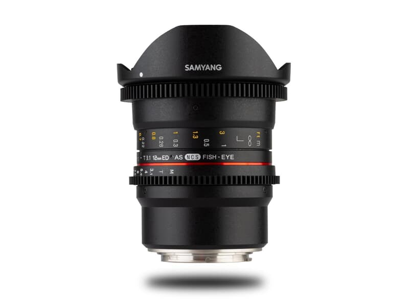 Samyang MF 12mm T3,1 Fisheye Video DSLR Canon M