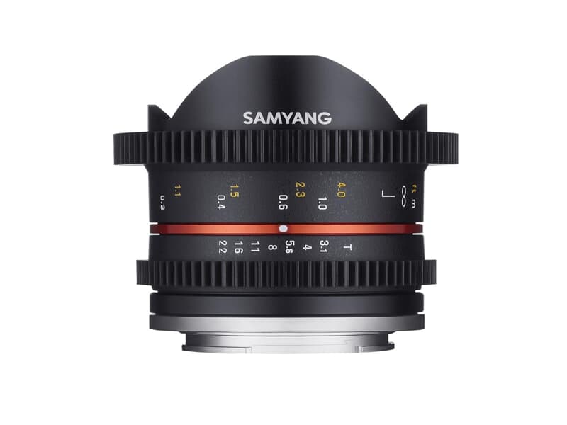 Samyang MF 8mm T3,1 Fisheye Video APS-C Canon M
