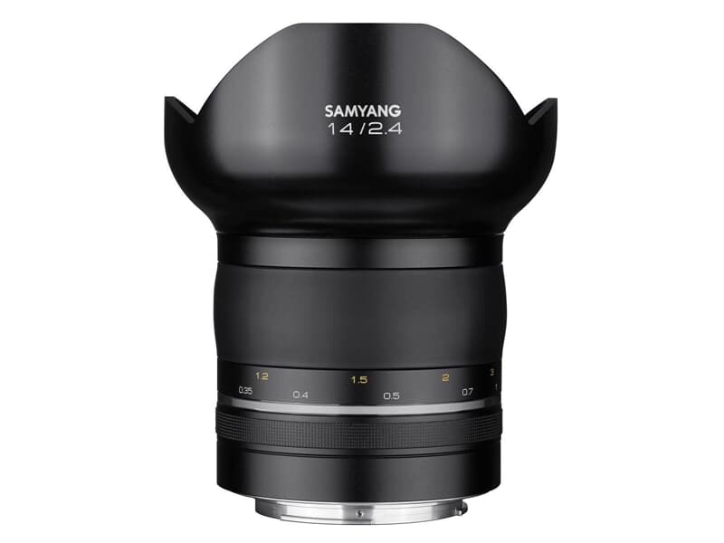 Samyang XP 14mm F2.4 Canon EF Premium MF Objektiv, Vollformat und APS-C