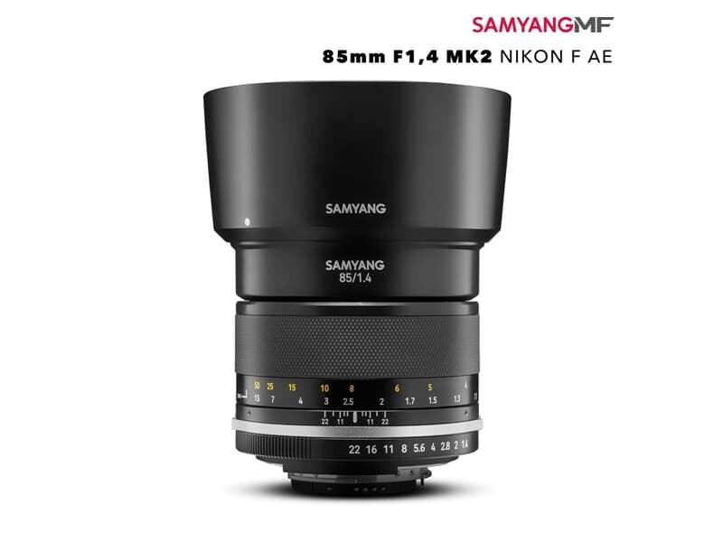 Samyang MF 85mm F1,4 MK2 Nikon F AE