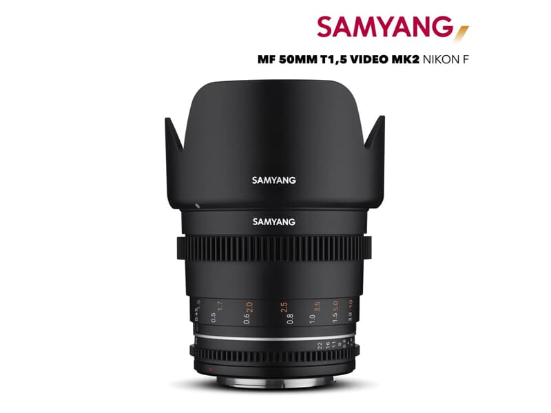 Samyang MF 50mm T1,5 VDSLR MK2 Nikon F