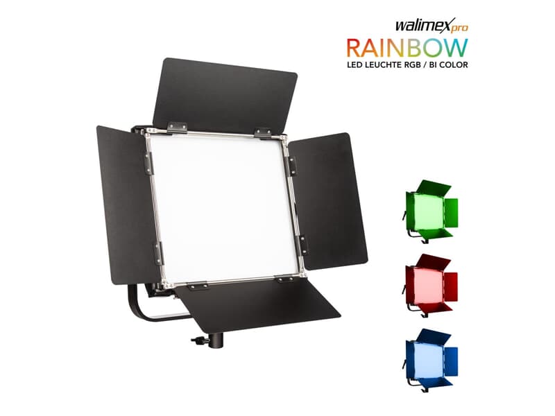 Walimex pro 23035 Rainbow LED-RGB Flächen-Leuchte 100W RGB/Bi-Color - B-STOCK