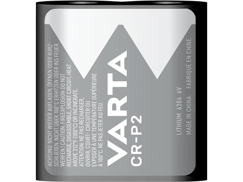 VARTA CR P2 (6204) Batterie, 1 Stk. Blister, Foto Lithium Batterie, 6 V