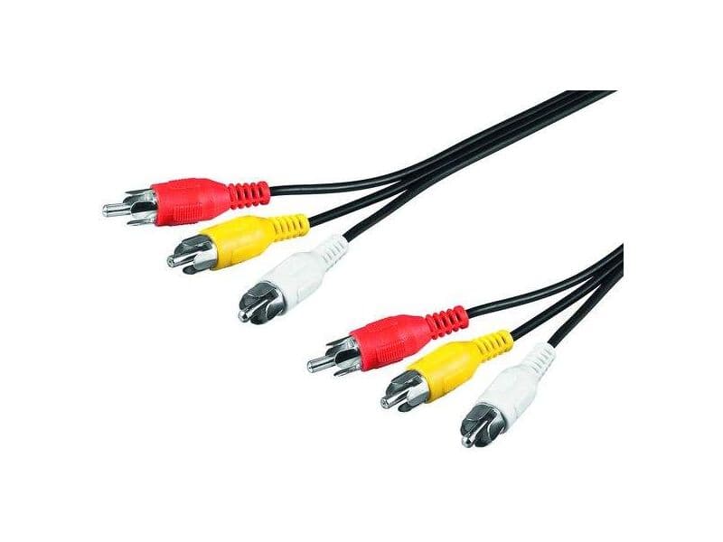 3,0m whi Audio-Video-Kabel 3 m slim; AVK 183-0300 mini 3,5 M>3,5 M 