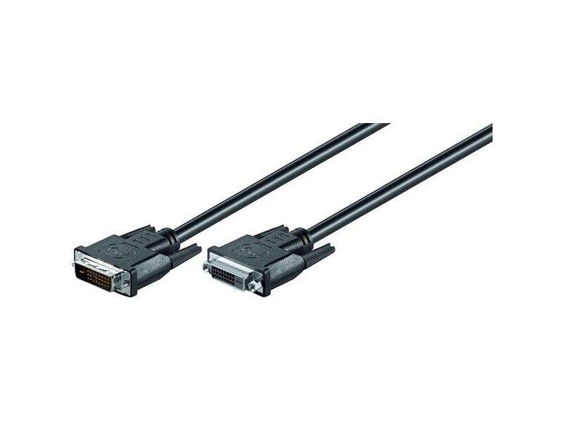DVI-D Verlängerungskabel Dual Link, DVI-D (24+1) Stecker>DVI-D (24+1) Buchse