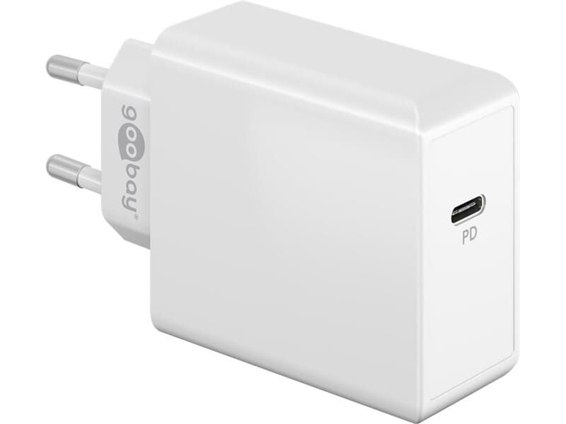 Goobay USB-C™ PD Schnellladegerät (65 W) weiß