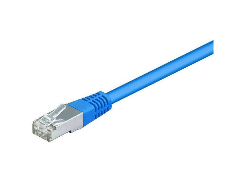 CAT 5e Netzwerkkabel Lose Ware, 2xRJ45 St. folien+geflechtgeschirmt 2m