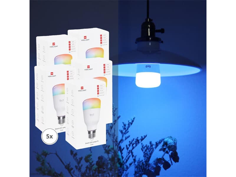 Yeelight Smart LED Lampen Set, 5x Color
