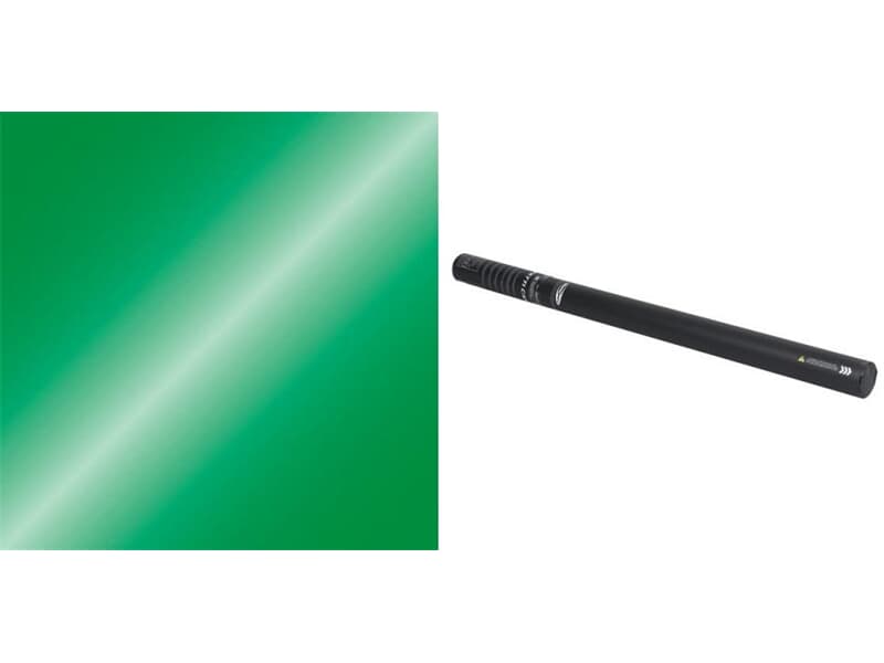 Showtec Handheld 80cm Konfetti Streamer/Luftschlangen Green Metallic