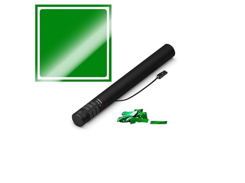 MAGICFX® Elektrische Konfettikanone, 50cm, Grün Metallic