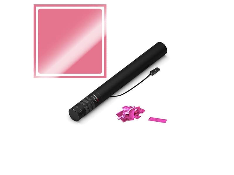 MAGICFX® Elektrische Konfettikanone, 50cm, Pink Metallic