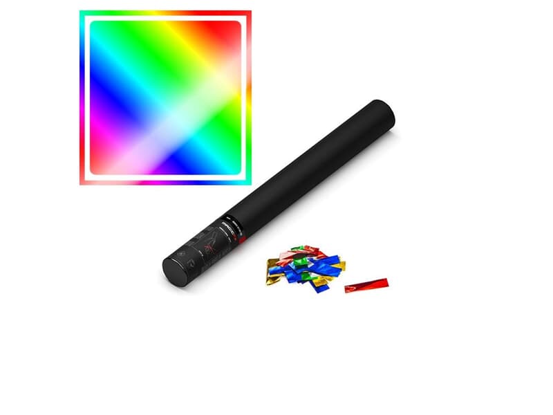 MAGICFX® Konfettikanone Handheld, 50cm, Multicolour Metallic