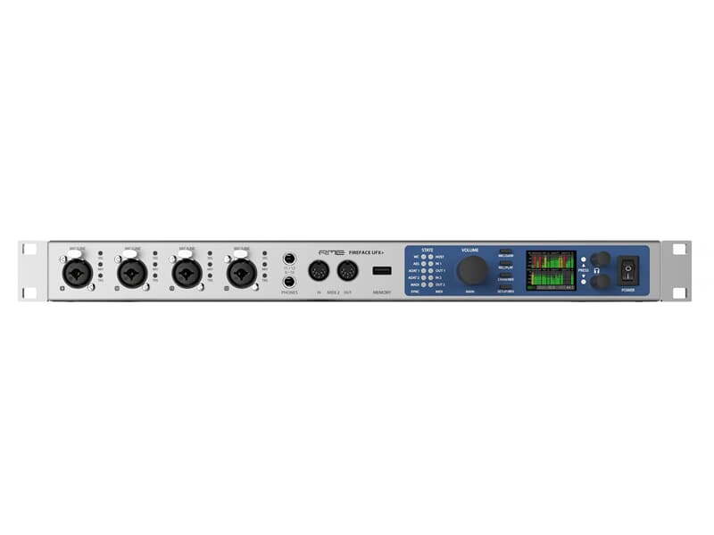 RME Fireface UFX+, 188-Channel, 192 kHz, USB3 & Thunderbolt Audio Interface, 19", 1 HU