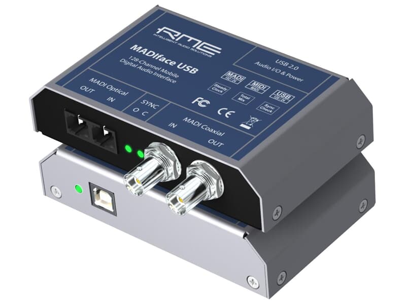 RME MADIface USB, 128-Channel, 192 kHz, mobile MADI USB Audio Interface
