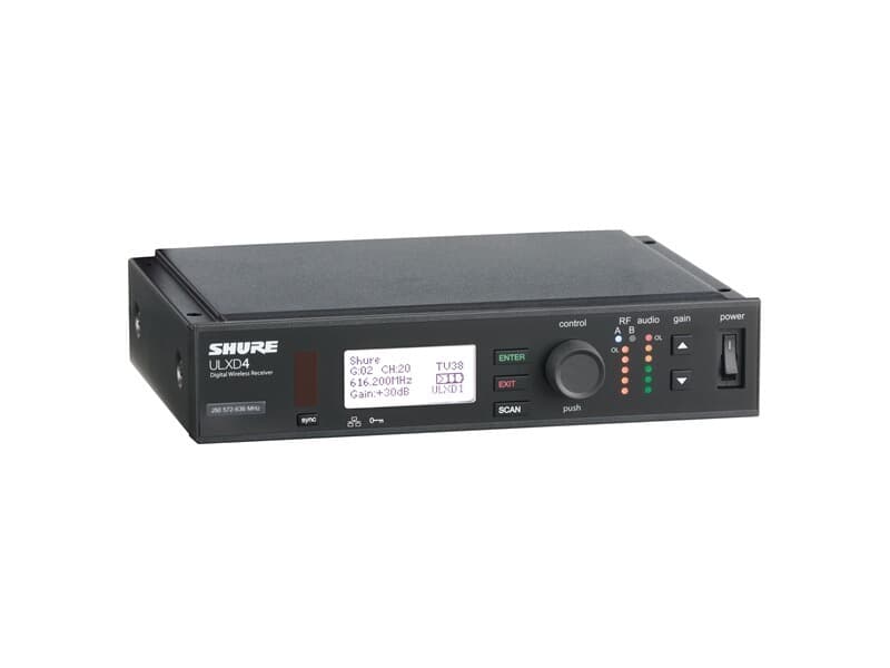 SHURE ULXD4E Single Empfänger digital L51 632 Mhz bis 696 Mhz