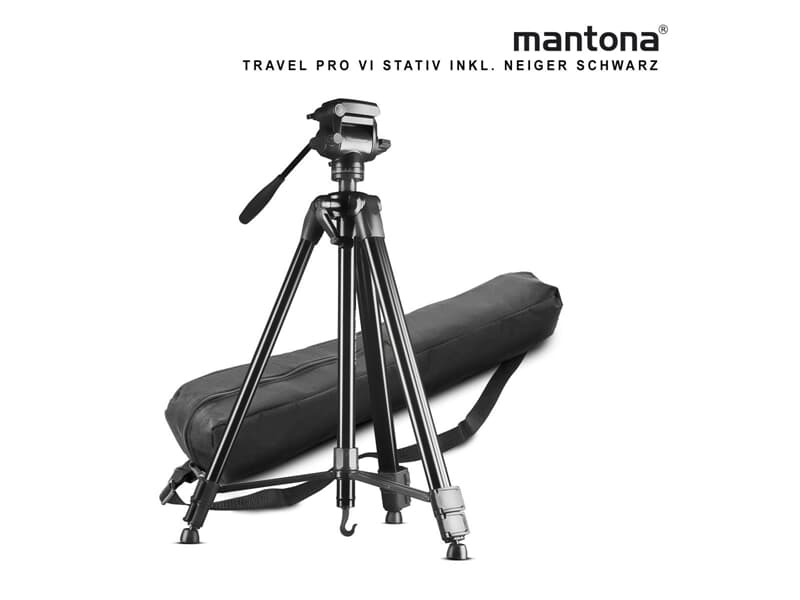 Mantona Basic Travel Pro VI  schwarz