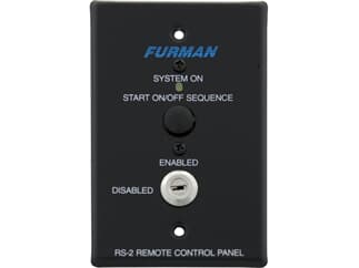 Furman RS-2 - Taster- und Schlüsselschalter als abgesetztes Wand-Kontroll-Bedienfeld