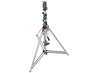 Manfrotto 087NW Stativ Wind-Up Silber 3-teilig