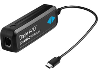 Audinate ADP-USBC-2X2, Dante®-AVIO-USB-Adapter