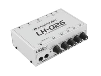 OMNITRONIC LH-026 3-Kanal-Stereo-MixerOMNITRONIC LH-026 3-Kanal-Stereo-Mixer