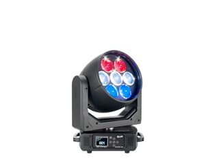 Elation Rayzor 760, 7x 60 W RGBW LED, SparkLED, 5°-77°, DMX 512-A (RDM), ArtNet, sACN, FIL Case-Einsatz
