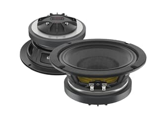 LAVOCE CSF061.70K 6,5" Koaxiallautsprecher, Ferrit, Stahlkorb - 150 W AES LF/35 W AES HF, 8 Ohm LF/8 Ohm HF, 92 dB LF/103,5 dB HF, 95-6000 Hz LF/1500-20000 Hz HF