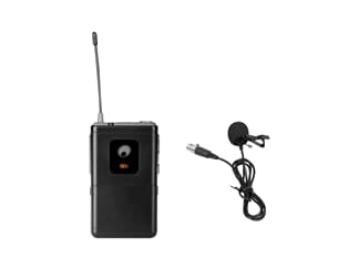 OMNITRONIC UHF-E Series Bodypack 826.1MHz + Lavalier Microphone