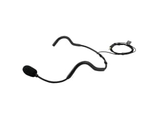 OMNITRONIC FAS Sport-Kopfbügelmikrofon für Taschensender - Zubehörmikrofon für den FAS Taschensender