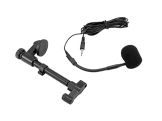 OMNITRONIC FAS Akustikgitarren-Mikrofon für Taschensender - Zubehörmikrofon für den FAS Taschensender